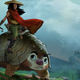 Raya rides to protect her home atop her trusty steed and companion, Tuk Tuk.